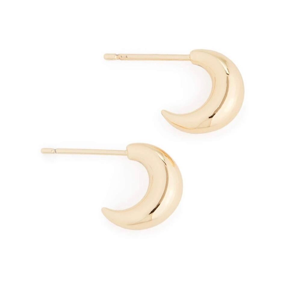 Gorjana Farrah Huggies Gold Earrings